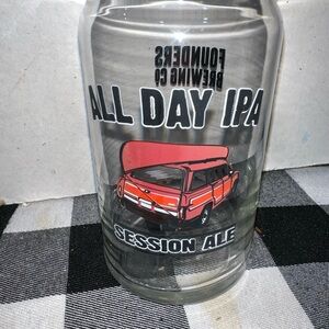 Set of 4 All Day IPA Glass Session Ale 16oz can shaped